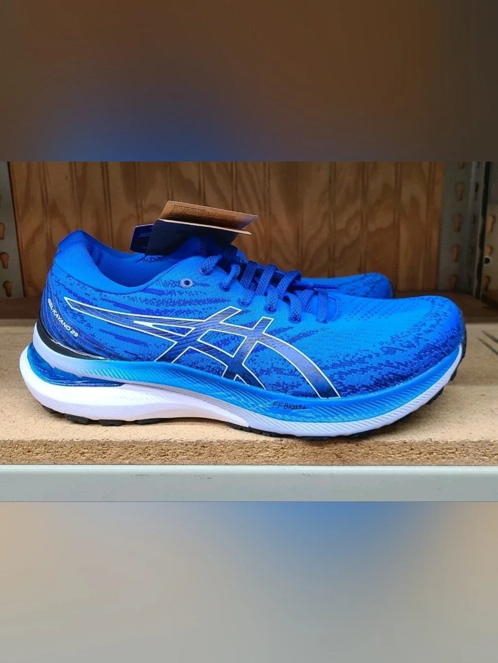 Asics GEL-KAYANO 29 Men's Running Shoes Electric Blue/White Sz 7.5 US